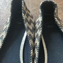 Gap  Pointed Woven Flats Womens Size 9 Blue & White Stripes Photo 3