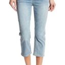 Seven7  Light Wash Mid-Rise Girlfriend Crop Denim Capri Women's Jeans Size 4 Photo 1