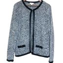 Studio Works  Boucle Coatigan Open Cardigan Marl Contrast Work Office Neutral L Photo 0