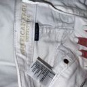 American Eagle White Jean Shorts- Super Stretch Photo 4