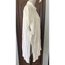 l*space Anita White Coverup Tunic Shirt Photo 6