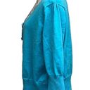 Lane Bryant   Blue Cardigan Sweater Womens  Sz 22/24 3/4 Sleeve Preppy Balletcore Photo 2