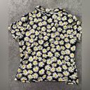 Daisy print button up crop top Photo 1