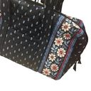 Vera Bradley  blue floral quilted retro satchel bag with zipper pouch set Photo 3