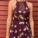 Kendall + Kylie  Maroon Floral Dress Photo 6