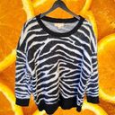 Band of Gypsies  Zebra Pattern‎ Sweater Size Large Photo 0