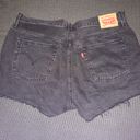 Levi’s Black Denim Shorts Photo 1