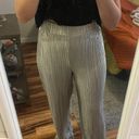 Nasty Gal Metallic Flare Pants Photo 0