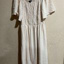 Bobeau B Collection by  Mathilde Smocked Dress in cream L Photo 1