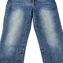 Chico's  Women Size 0.5 (S/6) So Slimming Cropped Jeans Stretch Denim Distressed Photo 2