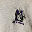 Russell Athletic Northwestern University Wildcats T Shirt Vintage Gray Extra Small XS Football Photo 13