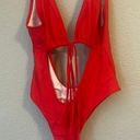 SheIn Sexy Red One Piece Swimsuit Photo 1