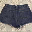 Denim & Co Denim Co Dark Wash Denim Cutoff Shorts  Photo 1