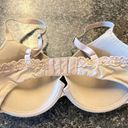 Natori  Pure Luxe Cafe Beige Push-Up Underwired Bra Lace Trim 730080 Women's 32DD Photo 4