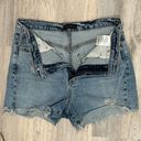 Silver Jeans Highly Desirable High-Rise Cutoff Shorts Blue Denim Size 30 Photo 2