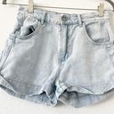 PacSun Light Blue Denim High Waist Mom Short Photo 2