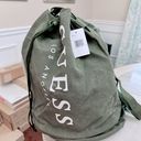 Guess  Army Green Canvas Travel/Weekend Shoulder Duffel Bag/NWT Photo 2