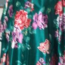 Vintage California Dynasty One size fits all floral mumu/ night gown Green Photo 1