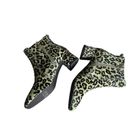 Jack Rogers  booties cow fur cheetah print 6 1/2 Medium heeled Photo 1