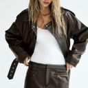 ZARA Leather Skirt Photo 0