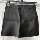 Leather Skirt Black Photo 0