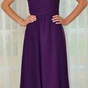 Ralph Lauren Purple Strapless Gown Photo 1