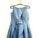 Alfred Sung  Midnight Blue Sleeveless  Cocktail Length Dress Double Skirt Size 8 Photo 2