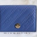 Givenchy  Bond Royal Blue Logo Embossed Mini Compact Wallet Photo 0