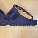 Aerie NWT!  Gray Blue Deep Plunge Lace Floral Polka Dot Split Strap Bra 34D Photo 9