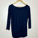 The Limited CLEARANCE! Navy  Hi-Low Mixed Media Top Size S NWT Photo 1