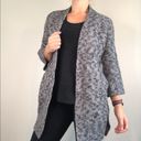 Vince  Marled Wool Blend Belted Gray Coat Photo 16