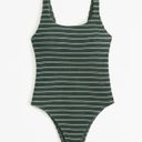 Abercrombie & Fitch NWOT A&F 90s Scoopneck One-Piece Swimsuit Photo 4