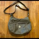 Giani Bernini  Pebble Gray Hobo Shoulder Bag Lux Faux Leather Photo 6