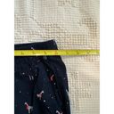 Banana Republic  PJ Pants Navy Holiday Winter Giraffe Print Drawstring Waist Sz M Photo 5