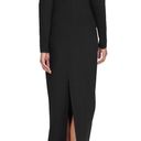 STAUD Humboldt Satin Lapel Gown Maxi Dress in Black Size M New w/Tag Retail $465 Photo 4