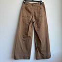 Everlane  Women's Wide Leg Crop Jean Pants in Brown Tan Size 4 Small Photo 5