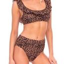 Cabana Del Sol  Leopard Ruffle Bikini Photo 0