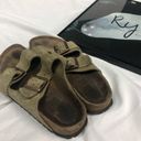 Birkenstock  Taupe Suede Sandal Photo 1