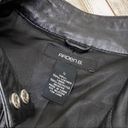 Arden B  Black 100% Genuine Leather Moto Jacket S Photo 10