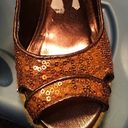 Zigi Soho ZIGI LA -  Sequin Metallic Bronze Wedges Photo 3