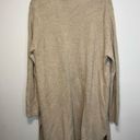 Barefoot Dreams  Bamboo Chic Lite Tan Open Front Long Line Cardigan Sweater Photo 5