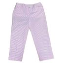 Jones New York Jones NY Pink Pinstripe Seersucker Capri Pants  Photo 0