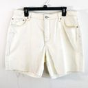 House of Harlow  1960 Shorts Revolve Off White High Rise Mom Bermuda Sz 32 NWT Photo 0