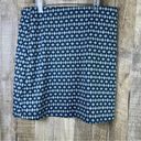 Hippie Rose  Large Diamond Print Blue/Gray/White Skirt Elastic Stretch Wa… Photo 1