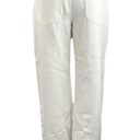 Edikted  NWT Women's White Denim Mid Rise Loose Fit Casual Flared Jeans Pant Sz S Photo 2