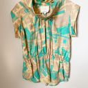 Madison Marcus  Patterned High Neck Blouse Large Photo 1