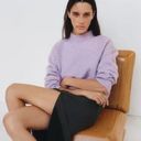 ZARA ✨ Alpaca Wool Blend Knit Sz Small Lilac Sweater✨ Photo 0