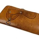 Justin Boots Justin | Vintage Western Saddle Leather Wallet Photo 0