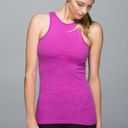 Lululemon  Seamlessly Covered Tank Heathered Ultra Violet size 6 Photo 0