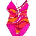 Trina Turk New!  Vivid Vista Petal Cut Out One Piece Swim Suit Photo 0